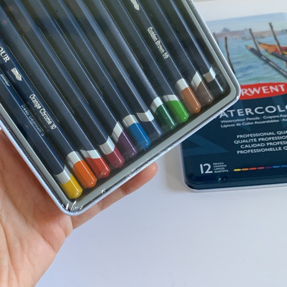 Derwent watercolour pencils 12pcs - Picture 4 of 5
